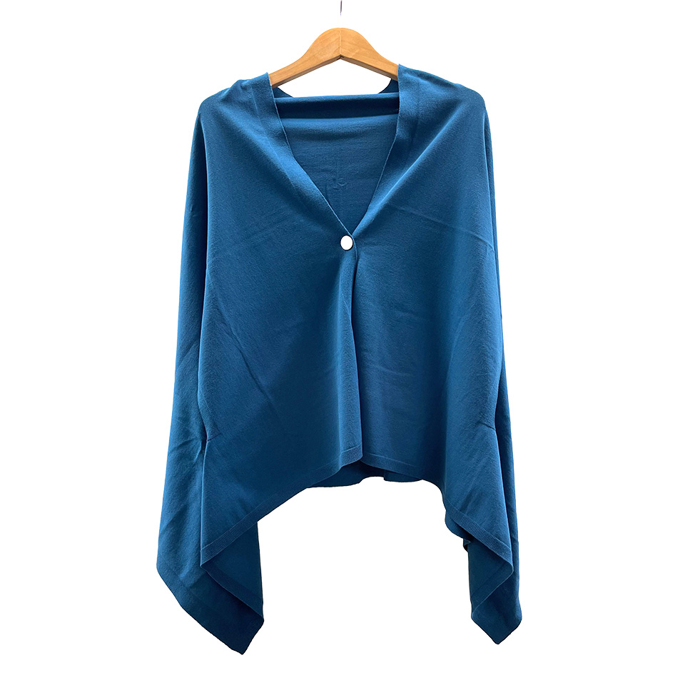 【M63-50-10】美品 カシミア 毛皮 フォックス ポンチョ パープル M63-50-10】美品 カシミア 毛皮 フォックス ポンチョ パープル
