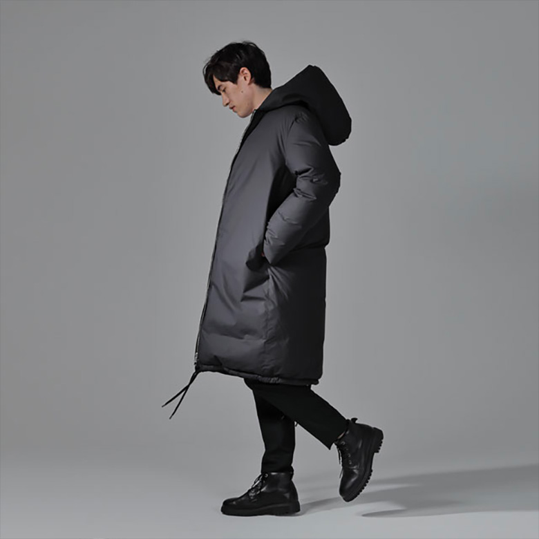 サイズ…46【THE RERACS】  LONG MODS DOWN JACKET